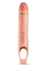 Телесная насадка на пенис 10 Inch Cock Sheath Extender - 25 см. - Blush Novelties - в Сургуте купить с доставкой