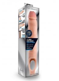 Телесная насадка на пенис 11.5 Inch Cock Sheath Penis Extender - 29,2 см. - Blush Novelties - в Сургуте купить с доставкой