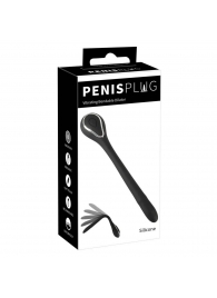 Черный гибкий уретральный стимулятор с вибрацией Vibrating Bendable Dilator - 13,5 см. - Orion - купить с доставкой в Сургуте