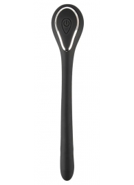 Черный гибкий уретральный стимулятор с вибрацией Vibrating Bendable Dilator - 13,5 см. - Orion - купить с доставкой в Сургуте