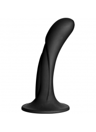 Черная изогнутая насадка Vac-U-Lock G-Spot - 16,5 см. - Doc Johnson - купить с доставкой в Сургуте