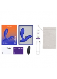 Синий анальный вибратор We-Vibe Vector+ - We-vibe - в Сургуте купить с доставкой
