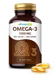 Пищевая добавка SuperCaps OMEGA-3 - 50 капсул (1000 мг) - SuperCaps - купить с доставкой в Сургуте