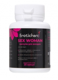 Капсулы для женщин Erotichard sex woman - 20 капсул (0,370 гр.) - Erotic Hard - купить с доставкой в Сургуте