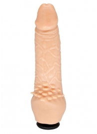 Телесная насадка-фаллос с шипами для массажа клитора - 17,8 см. - LOVETOY (А-Полимер) - купить с доставкой в Сургуте