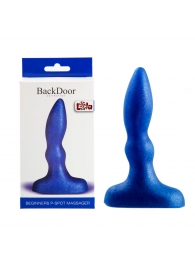 Синий анальный стимулятор Beginners p-spot massager - 11 см. - Lola Games - в Сургуте купить с доставкой