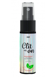 Клиторальный возбуждающий спрей Clit Me On Peppermint - 12 мл. - INTT - купить с доставкой в Сургуте