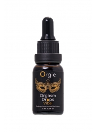 Возбуждающий гель для клитора ORGIE Orgasm Drops Vibe - 15 мл. - ORGIE - купить с доставкой в Сургуте
