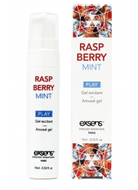 Возбуждающий гель Raspberry Mint с ароматом малины и мяты - 15 мл. - Exsens - купить с доставкой в Сургуте