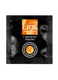 Саше массажного масла Eros exotic с ароматом персика - 4 гр. - Биоритм - купить с доставкой в Сургуте