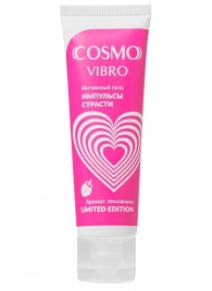 Возбуждающий гель на водно-силиконовой основе Cosmo Vibro с ароматом земляники - 50 гр. - Биоритм - купить с доставкой в Сургуте