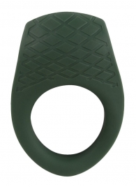 Зеленое эрекционное виброкольцо Luxurious Vibro Cock Ring - Orion - в Сургуте купить с доставкой