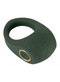 Зеленое эрекционное виброкольцо Luxurious Vibro Cock Ring - Orion - в Сургуте купить с доставкой