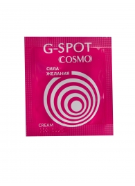 Стимулирующий интимный крем для женщин Cosmo G-spot - 2 гр. - Биоритм - купить с доставкой в Сургуте