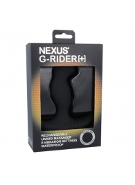 Черный вибромассажер простаты Nexus G-Rider+ - 12,6 см. - Nexus Range - в Сургуте купить с доставкой