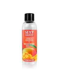 Массажное масло Sexy Sweet Juicy Mango с феромонами и ароматом манго - 75 мл. - Биоритм - купить с доставкой в Сургуте