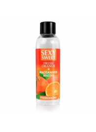 Массажное масло Sexy Sweet Fresh Orange с ароматом апельсина и феромонами - 75 мл. - Биоритм - купить с доставкой в Сургуте