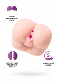 Реалистичный мастурбатор Paula с 2 любовными тоннелями - ToyFa - в Сургуте купить с доставкой