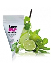 Съедобное согревающее массажное масло Love Me Tender Mojito с ароматом мохито - 10 мл. - Love to Love - купить с доставкой в Сургуте