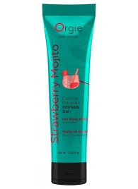 Съедобный интимный гель Orgie Lube Tube Cocktail Strawberry Mojito - 100 мл. - ORGIE - купить с доставкой в Сургуте