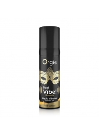 Съедобный гель Dual Vibe Pina Colada с эффектом вибрации и вкусом коктейля пина колада - 15 мл. - ORGIE - купить с доставкой в Сургуте