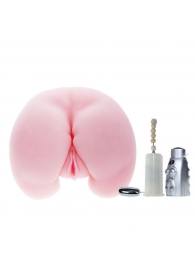 Вибрирующий мастурбатор-попка с ротацией и пультом управления - Baile - в Сургуте купить с доставкой