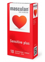 Презервативы Masculan Sensitive plus - 10 шт. - Masculan - купить с доставкой в Сургуте