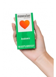 Презервативы анатомической формы Masculan Anatomic - 10 шт. - Masculan - купить с доставкой в Сургуте