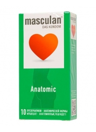 Презервативы анатомической формы Masculan Anatomic - 10 шт. - Masculan - купить с доставкой в Сургуте