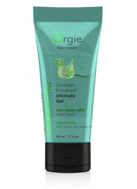Съедобный интимный гель Orgie Lube Tube Cocktail Caipirinha - 50 мл. - ORGIE - купить с доставкой в Сургуте
