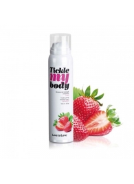 Массажная хрустящая пенка Tickle My Body Strawberry с ароматом клубники - 150 мл. - Love to Love - купить с доставкой в Сургуте