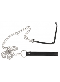 Зажим для половых губ с поводком Pussy Clamp With A Leash - Orion - купить с доставкой в Сургуте