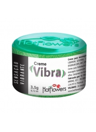 Возбуждающий крем Vibra с эффектом вибрации - 3,5 гр. - HotFlowers - купить с доставкой в Сургуте