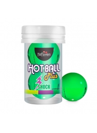 Лубрикант на силиконовой основе Hot Ball Plus с покалывающим эффектом (2 шарика по 3 гр.) - HotFlowers - купить с доставкой в Сургуте