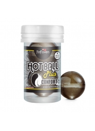 Анальный лубрикант на масляной основе Hot Ball Plus Conforto (2 шарика по 3 гр.) - HotFlowers - купить с доставкой в Сургуте