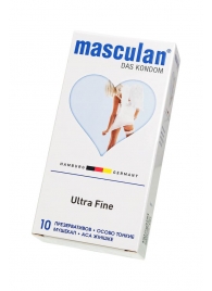Ультратонкие презервативы Masculan Ultra Fine с обильной смазкой - 10 шт. - Masculan - купить с доставкой в Сургуте