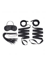 Эротический набор 4PC Bondage Bed Strap   Flogger Kit - Lux Fetish - купить с доставкой в Сургуте