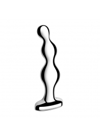 Стальной анальный фаллоимитатор для простаты Stainless Steel Anal Beads - 13 см. - b-Vibe - в Сургуте купить с доставкой