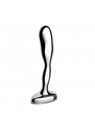 Стальной стимулятор простаты Stainless Steel Prostate Plug - 11,5 см. - b-Vibe - в Сургуте купить с доставкой