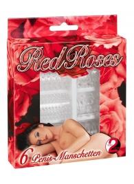 Набор из 6 насадок с шипиками Red Roses - Orion - в Сургуте купить с доставкой