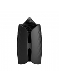 Черный мастурбатор с вибростимуляцией головки Black Glans Trainer - Baile - в Сургуте купить с доставкой