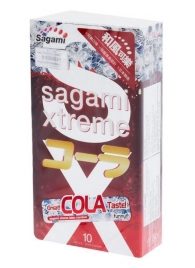 Ароматизированные презервативы Sagami Xtreme COLA - 10 шт. - Sagami - купить с доставкой в Сургуте