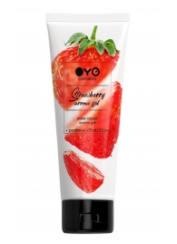 Лубрикант на водной основе OYO Aroma Gel Strawberry с ароматом клубники - 75 мл. - OYO - купить с доставкой в Сургуте