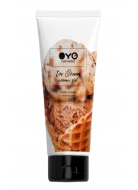 Лубрикант на водной основе OYO Aroma Gel Ice Cream с ароматом пломбира - 75 мл. - OYO - купить с доставкой в Сургуте