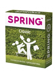 Классические презервативы SPRING CLASSIC - 3 шт. - SPRING - купить с доставкой в Сургуте