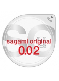 Ультратонкий презерватив Sagami Original - 1 шт. - Sagami - купить с доставкой в Сургуте