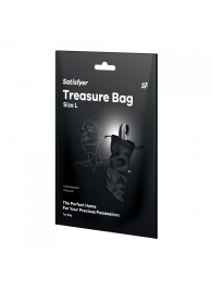 Черный мешочек для хранения игрушек Treasure Bag L - Satisfyer - купить с доставкой в Сургуте