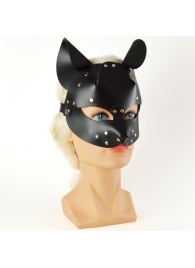 Черная кржаная маска Pussy - Sitabella - купить с доставкой в Сургуте