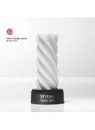 Белый 3D мастурбатор SPIRAL - Tenga - в Сургуте купить с доставкой