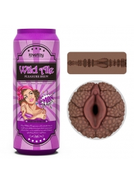 Коричневый мастурбатор-вагина Pleasure Brew Masturbator-Wild Ale в банке - Lovetoy - в Сургуте купить с доставкой